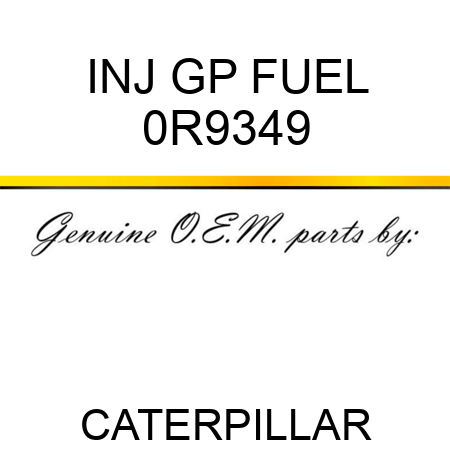 INJ GP FUEL 0R9349