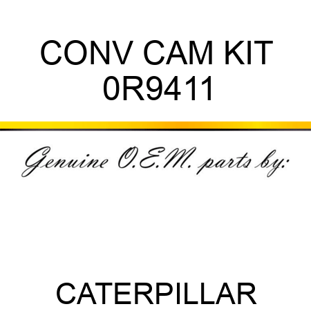 CONV CAM KIT 0R9411