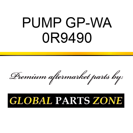 PUMP GP-WA 0R9490