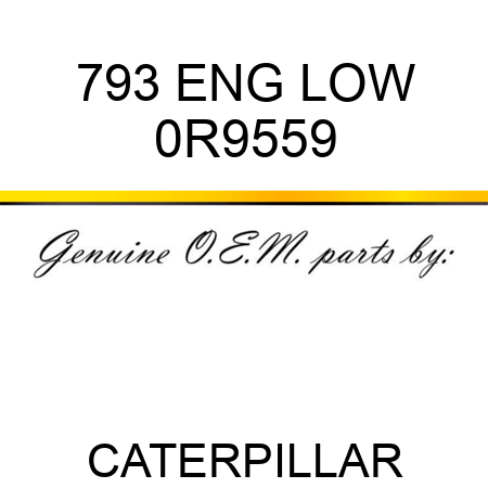 793 ENG LOW 0R9559
