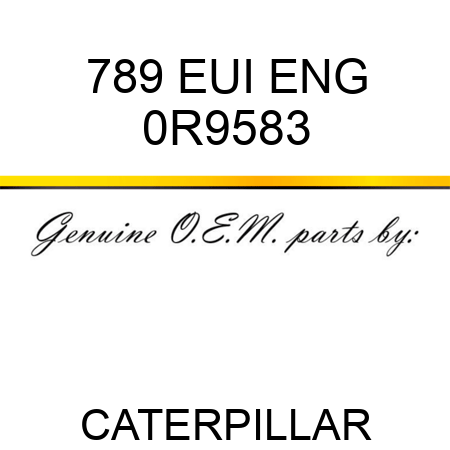 789 EUI ENG 0R9583