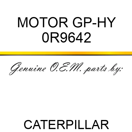 MOTOR GP-HY 0R9642