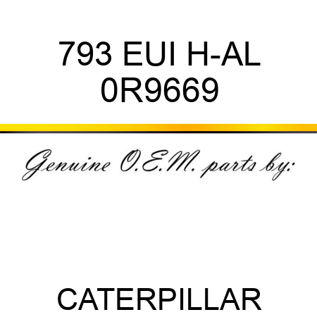 793 EUI H-AL 0R9669