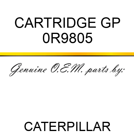 CARTRIDGE GP 0R9805