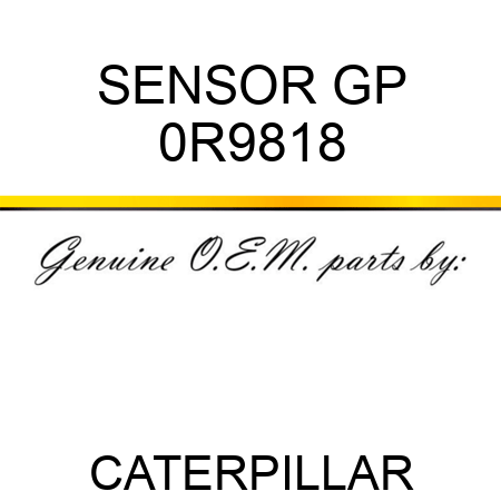 SENSOR GP 0R9818