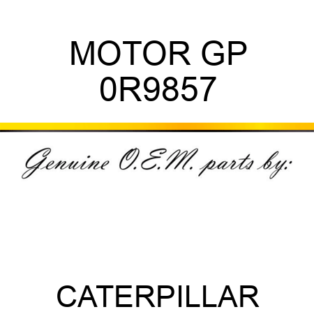 MOTOR GP 0R9857