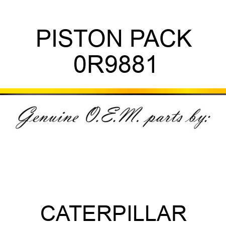 PISTON PACK 0R9881