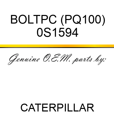 BOLTPC (PQ100) 0S1594