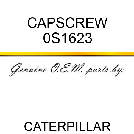 CAPSCREW 0S1623