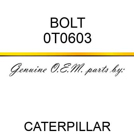 BOLT 0T0603