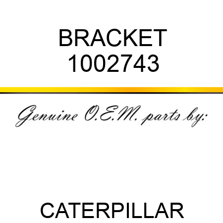 BRACKET 1002743