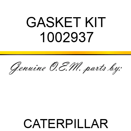 GASKET KIT 1002937