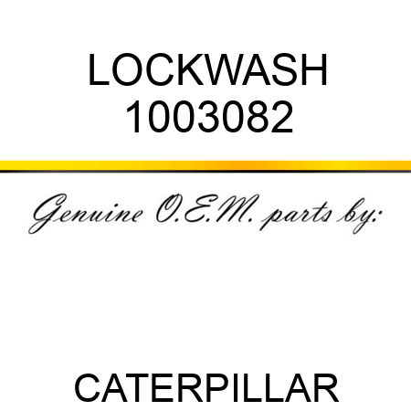 LOCKWASH 1003082