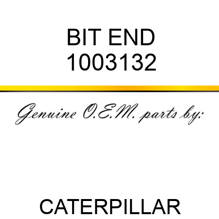 BIT END 1003132