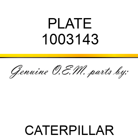 PLATE 1003143