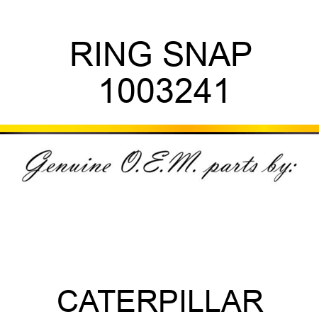 RING SNAP 1003241