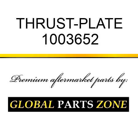 THRUST-PLATE 1003652
