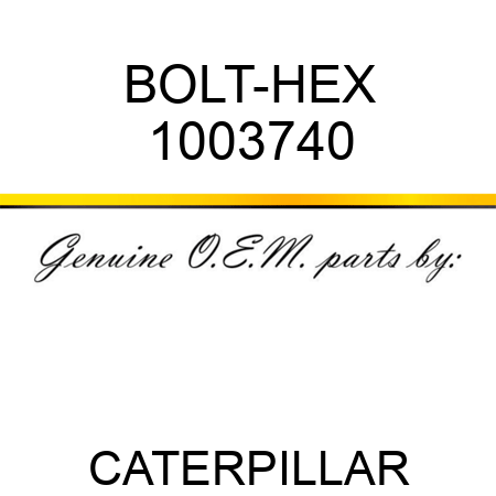 BOLT-HEX 1003740