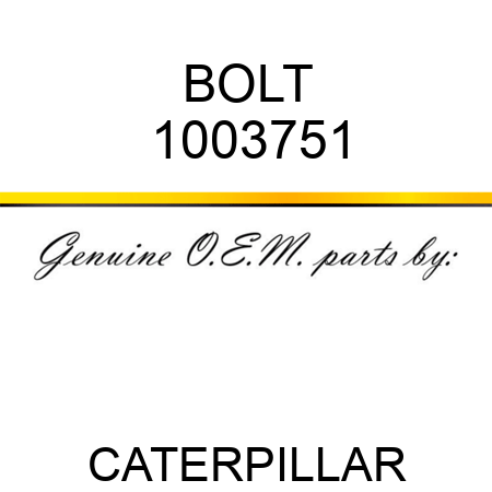 BOLT 1003751