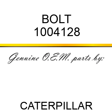 BOLT 1004128