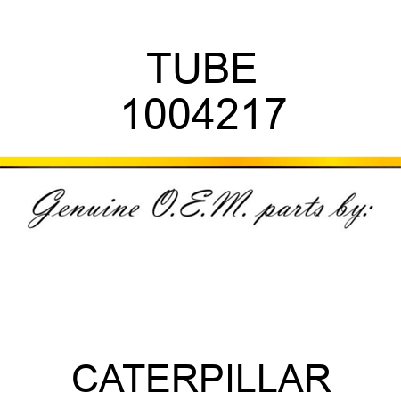 TUBE 1004217