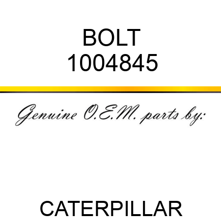 BOLT 1004845