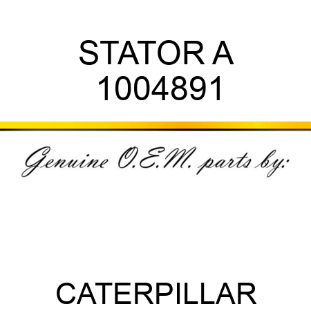 STATOR A 1004891