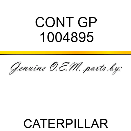 CONT GP 1004895