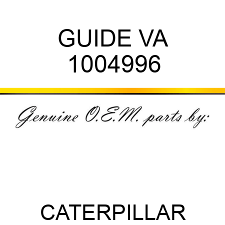 GUIDE VA 1004996