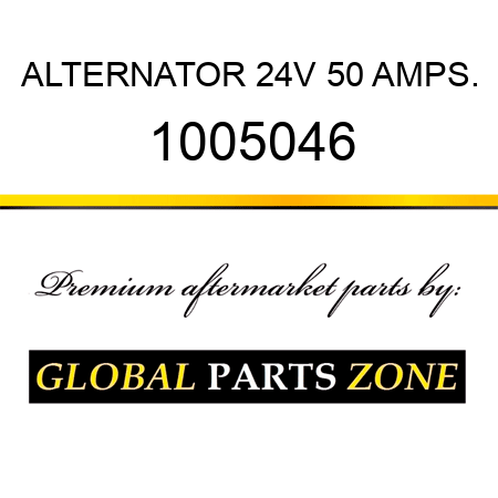 ALTERNATOR 24V 50 AMPS. 1005046