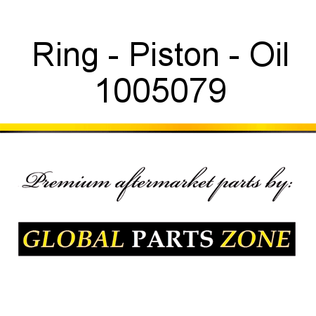 Ring - Piston - Oil 1005079