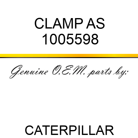 CLAMP AS 1005598