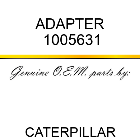 ADAPTER 1005631