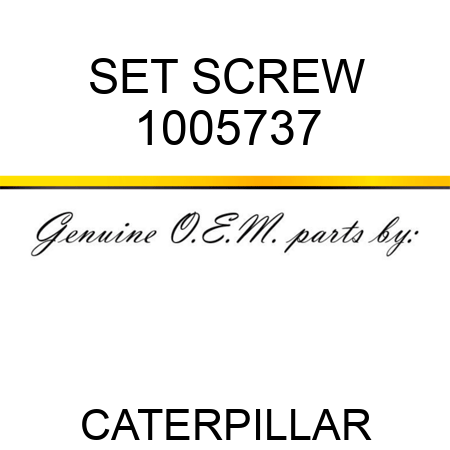 SET SCREW 1005737