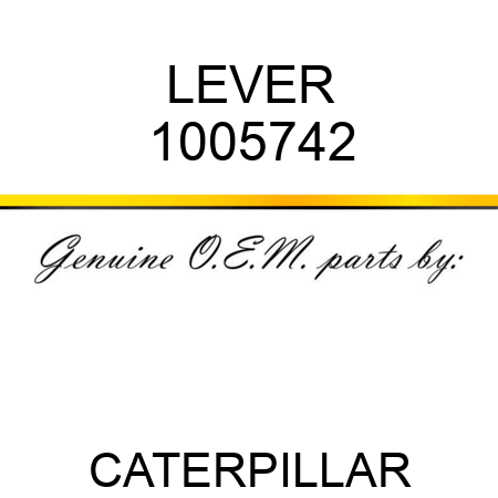 LEVER 1005742