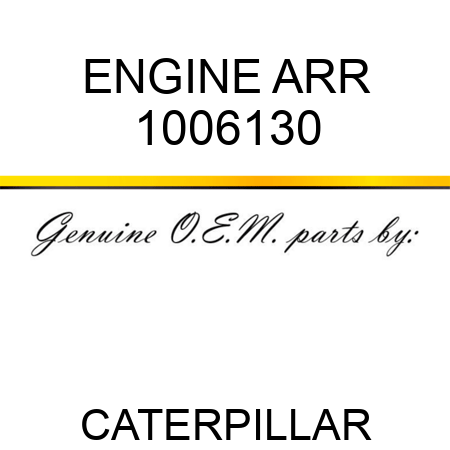 ENGINE ARR 1006130