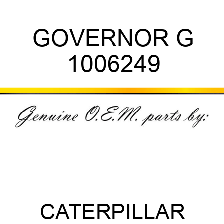 GOVERNOR G 1006249