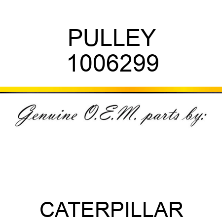 PULLEY 1006299