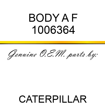 BODY A F 1006364