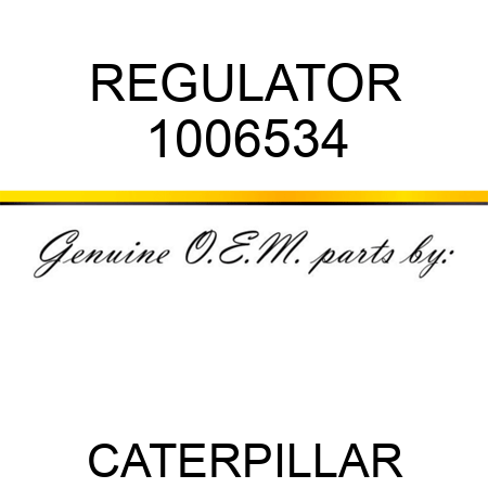 REGULATOR 1006534