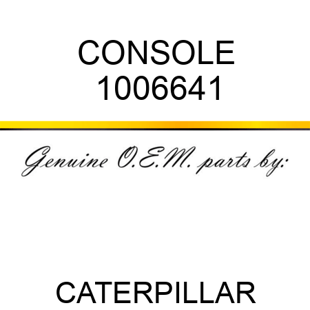 CONSOLE 1006641