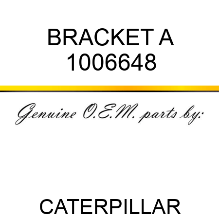 BRACKET A 1006648