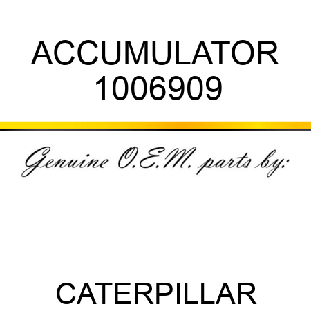 ACCUMULATOR 1006909