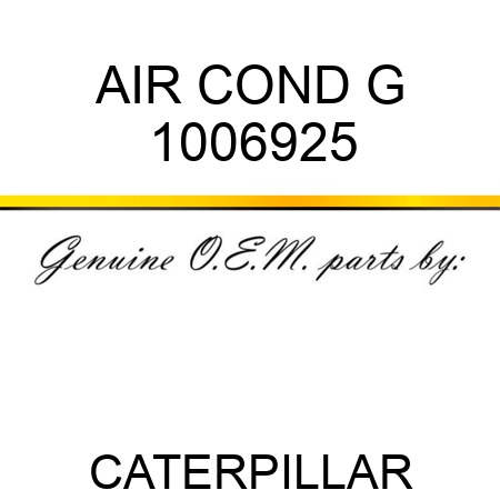 AIR COND G 1006925