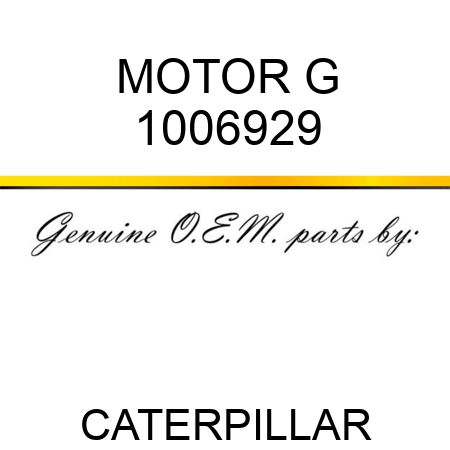 MOTOR G 1006929