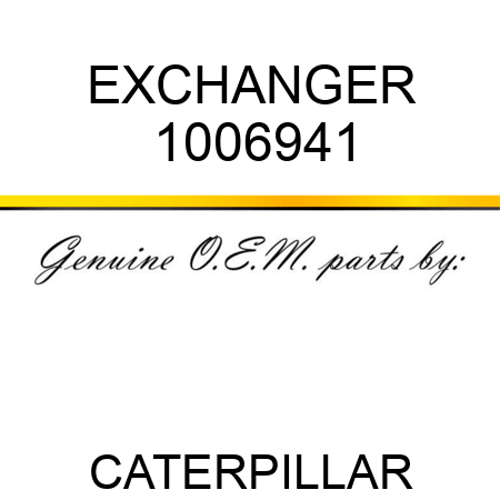 EXCHANGER 1006941