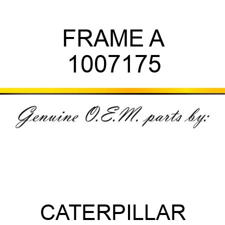 FRAME A 1007175