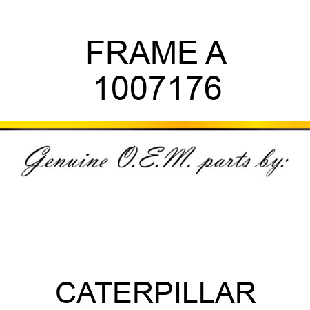 FRAME A 1007176