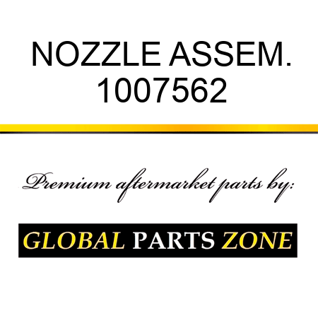 NOZZLE ASSEM. 1007562