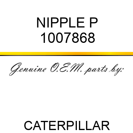 NIPPLE P 1007868